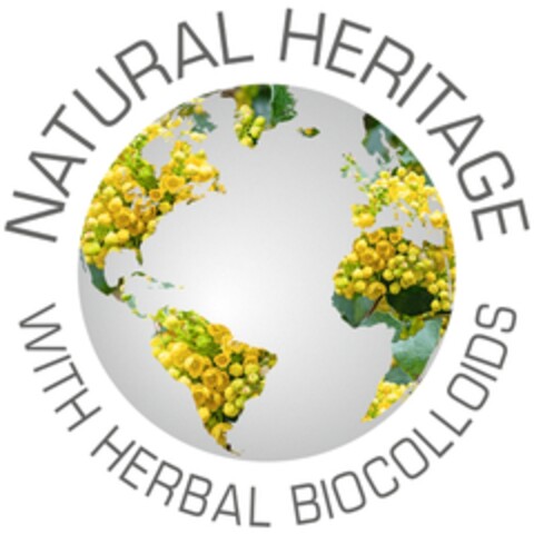 NATURAL HERITAGE WITH HERBAL BIOCOLLOIDS Logo (EUIPO, 10/15/2013)