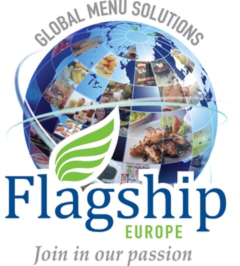 GLOBAL MENU SOLUTIONS FLAGSHIP EUROPE JOIN IN OUR PASSION Logo (EUIPO, 09/22/2014)