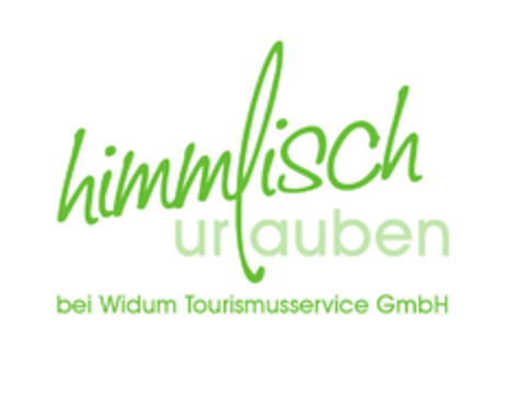 himmlisch urlauben bei Widum Tourismusservice GmbH Logo (EUIPO, 02.12.2014)