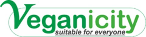 Veganicity suitable for everyone Logo (EUIPO, 30.12.2014)