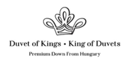 Duvet of Kings King of Duvets Premium Down From Hungary Logo (EUIPO, 13.03.2017)