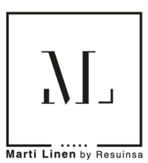 ML MARTI LINEN BY RESUINSA Logo (EUIPO, 01.03.2018)