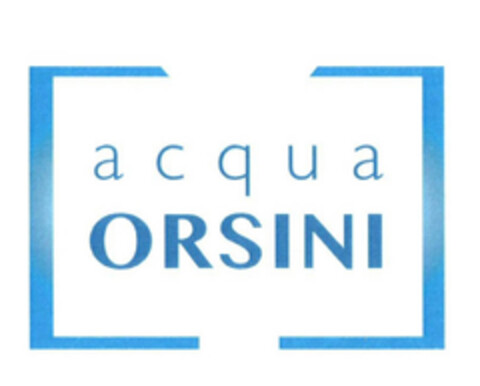 ACQUA ORSINI Logo (EUIPO, 03.08.2020)