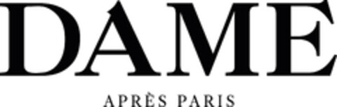 DAME APRÈS PARIS Logo (EUIPO, 13.10.2020)