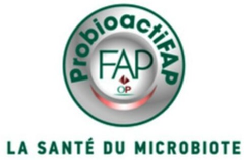 ProbioactiFAP FAP OP LA SANTÉ DU MICROBIOTE Logo (EUIPO, 12.03.2021)