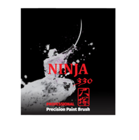 NINJA 330  PROFESSIONAL Precision Paint Brush Logo (EUIPO, 04.10.2021)