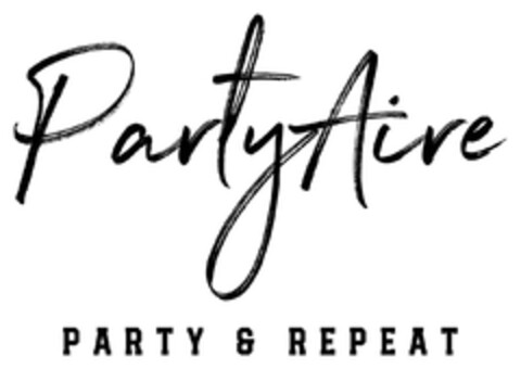 PartyAire PARTY & REPEAT Logo (EUIPO, 08/18/2023)