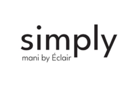 simply mani by Éclair Logo (EUIPO, 28.11.2023)