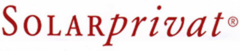 SOLARprivat Logo (EUIPO, 07.12.2000)