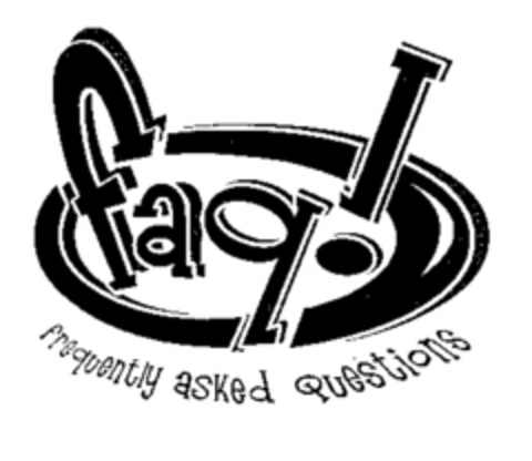 faq! frequently asked questions Logo (EUIPO, 07/25/2002)