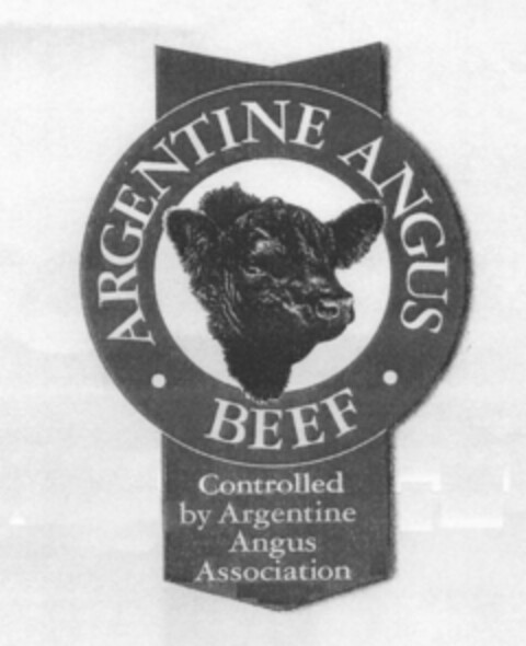 ARGENTINE ANGUS BEEF Controlled by Argentine Angus Association Logo (EUIPO, 02/08/2005)