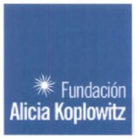 Fundación Alicia Koplowitz Logo (EUIPO, 14.10.2008)