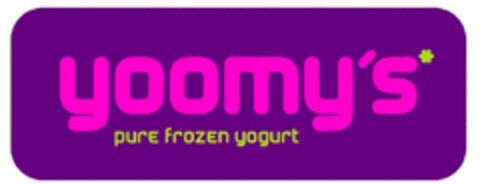 yoomy's pure frozen yogurt Logo (EUIPO, 27.05.2011)