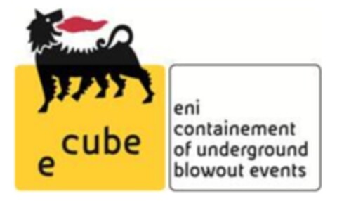 e cube eni containement of underground blowout events Logo (EUIPO, 01/12/2012)