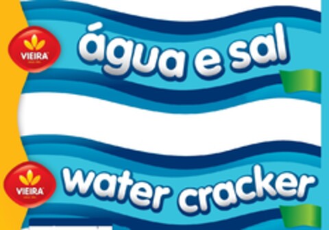 Vieira Since 1943 Água e Sal Water Cracker Logo (EUIPO, 08/08/2014)