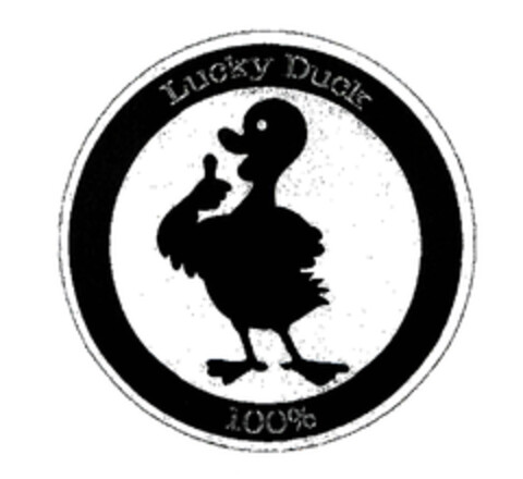 LUCKY DUCK 100% Logo (EUIPO, 09.10.2015)