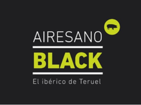 AIRESANO BLACK EL IBERICO DE TERUEL Logo (EUIPO, 18.03.2016)