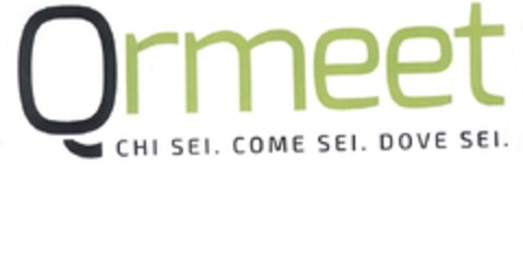 QRMEET CHI SEI. COME SEI. DOVE SEI. Logo (EUIPO, 11.12.2017)