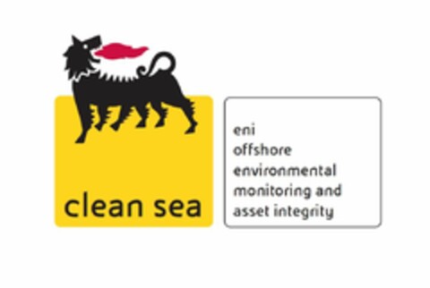 clean sea eni offshore environmental monitoring and asset integrity Logo (EUIPO, 12/06/2018)