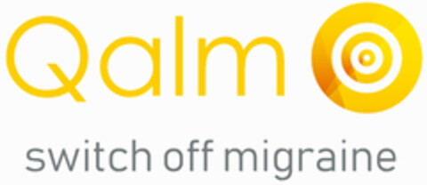 Qalm switch off migraine Logo (EUIPO, 06/23/2020)