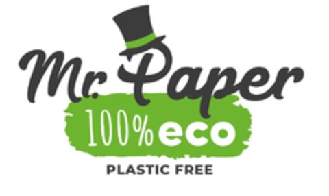 Mr. Paper 100%ECO PLASTIC FREE Logo (EUIPO, 01/28/2022)