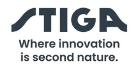 STIGA Where innovation is second nature. Logo (EUIPO, 18.10.2022)