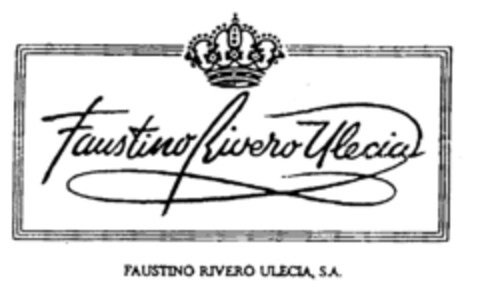 Faustino Rivero Ulecia Logo (EUIPO, 11/11/1996)