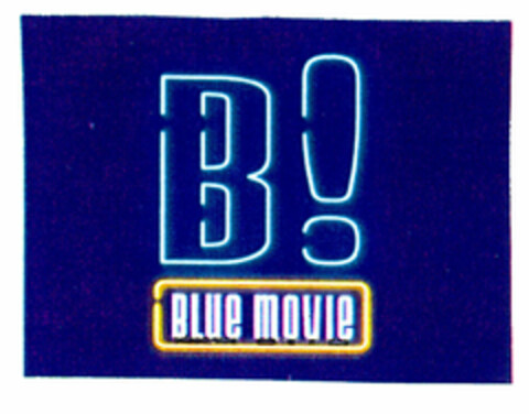 B! BLUE MOVIE Logo (EUIPO, 17.12.1999)