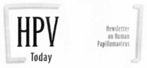 HPV Today Newsletter on Human Papillomavirus Logo (EUIPO, 27.09.2002)