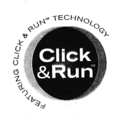 FEATURING CLICK & RUN TECHNOLOGY Click & Run Logo (EUIPO, 02/12/2003)