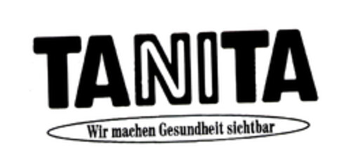 TANITA Wir machen Gesundheit sichtbar Logo (EUIPO, 04.04.2003)