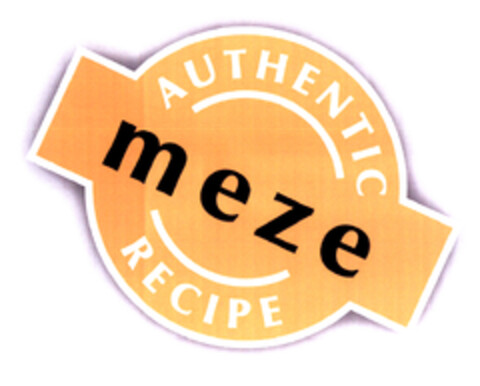 AUTHENTIC meze RECIPE Logo (EUIPO, 10/07/2003)