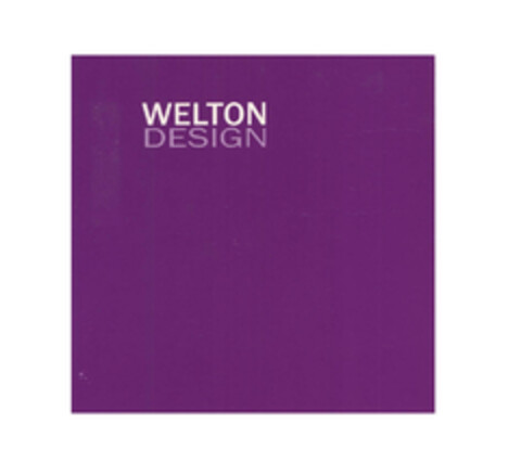 WELTON DESIGN Logo (EUIPO, 30.04.2007)