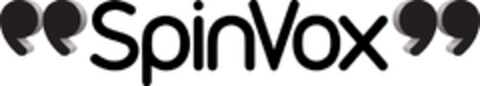 SpinVox Logo (EUIPO, 10/19/2007)