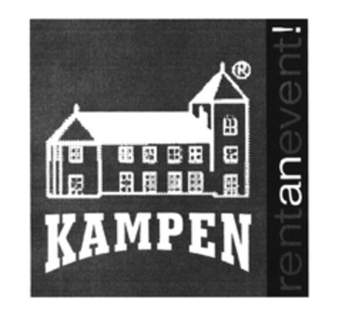 KAMPEN rent an event! Logo (EUIPO, 30.06.2008)