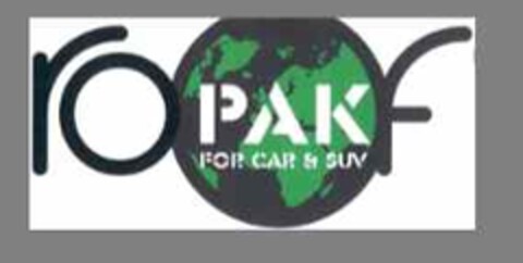 roof PAK FOR CAR & SUV Logo (EUIPO, 26.08.2008)