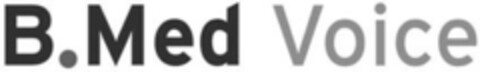 B.Med Voice Logo (EUIPO, 07.10.2008)