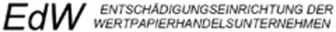 EdW ENTSCHÄDIGUNGSEINRICHTUNG DER WERTPAPIERHANDELSUNTERNEHMEN Logo (EUIPO, 16.07.2010)