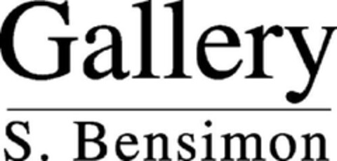 GALLERY S. BENSIMON Logo (EUIPO, 02/02/2012)