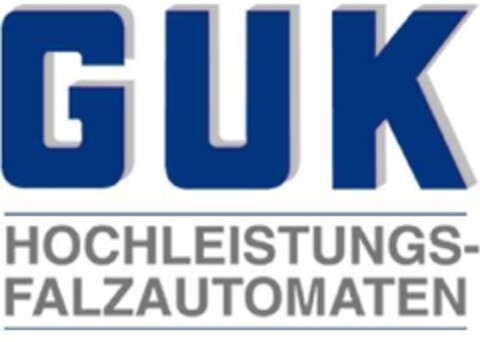 GUK HOCHLEISTUNGS-FALZAUTOMATEN Logo (EUIPO, 25.01.2013)