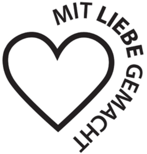 MIT LIEBE GEMACHT Logo (EUIPO, 07.12.2015)