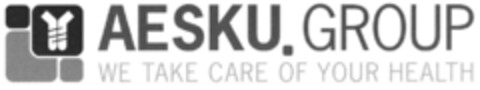 AESKU.GROUP WE TAKE CARE OF YOUR HEALTH Logo (EUIPO, 01.02.2016)