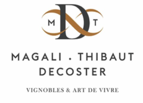 MDT MAGALI & THIBAUT DECOSTER - VIGNOBLES & ART DE VIVRE Logo (EUIPO, 06/19/2017)