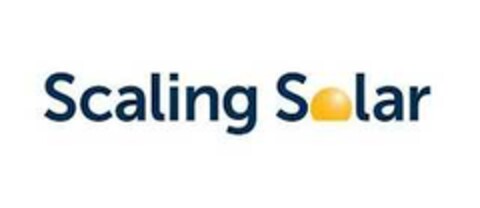 SCALING SOLAR Logo (EUIPO, 04/14/2020)