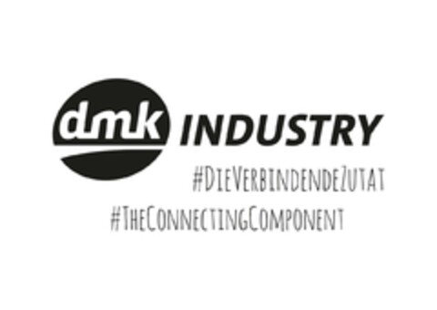 dmk INDUSTRY #DIEVERBINDENDEZUTAT #THECONNECTINGCOMPONENT Logo (EUIPO, 26.08.2020)