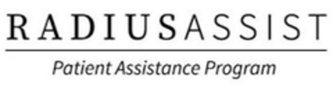 RADIUS ASSIST PATIENT ASSISTANCE PROGRAM Logo (EUIPO, 07/01/2022)