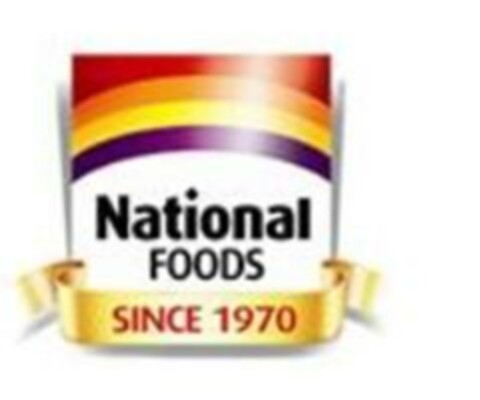 National FOODS SINCE 1970 Logo (EUIPO, 16.10.2023)