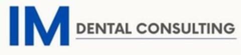 IM DENTAL CONSULTING Logo (EUIPO, 01/18/2024)