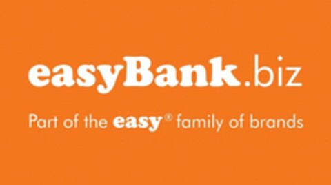 easyBank.biz Part of the easy family of brands Logo (EUIPO, 08.11.2023)