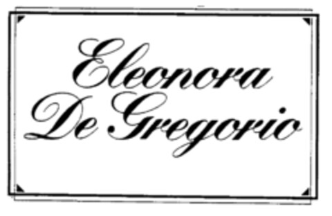 Eleonora De Gregorio Logo (EUIPO, 07/22/1996)